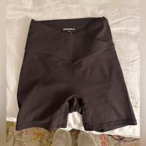 Adanola Ultimate Wrap Over Crop Shorts - Coffee Bean